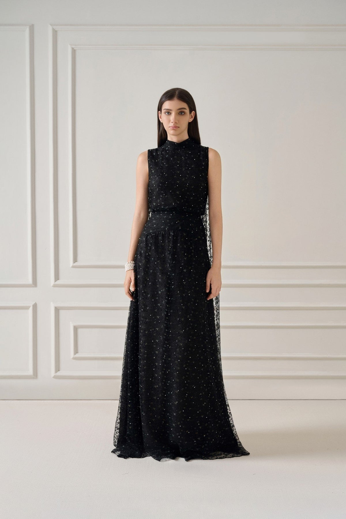 Zuka Lace Effect Scraf Long Dress – image 5