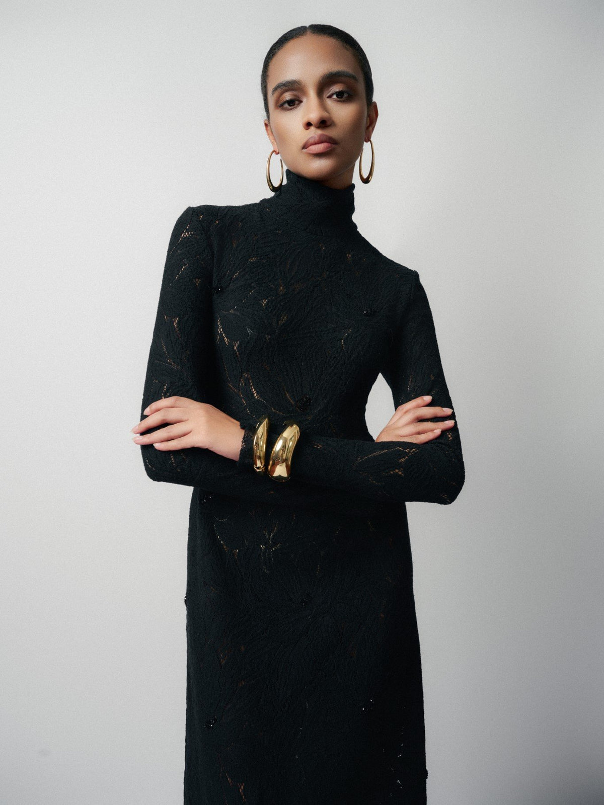 Stella Emb Lace Midi Dress – image 5