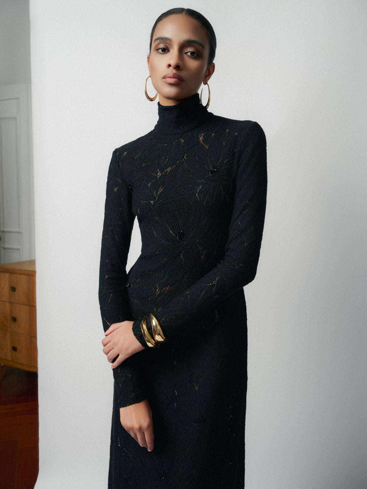Stella Emb Lace Midi Dress – image 6