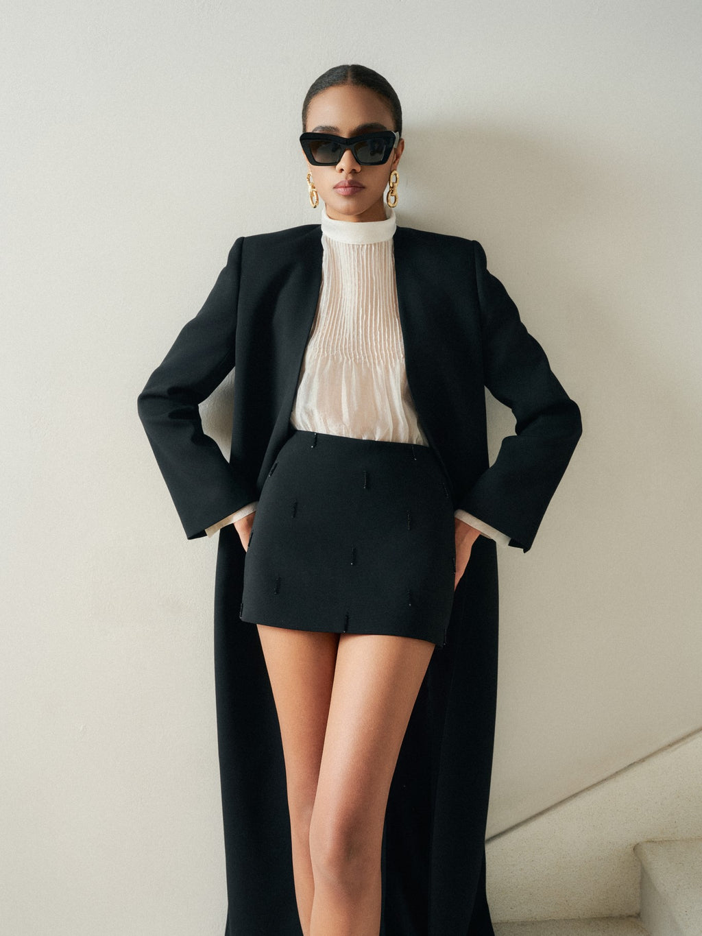 Bara Emb Mini Skirt – image 2