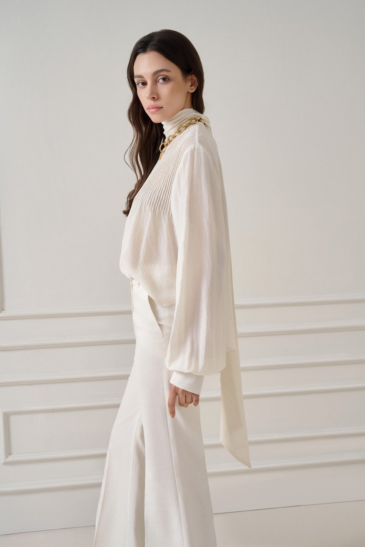 Patricia Tie-Neck Blouse – image 3