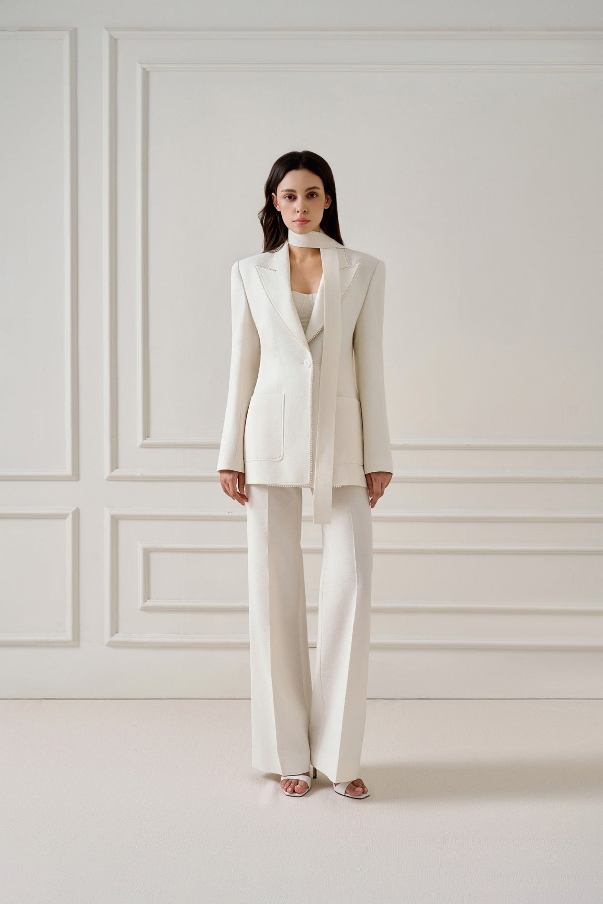 Emi Sand Jacquard Blazer – image 4