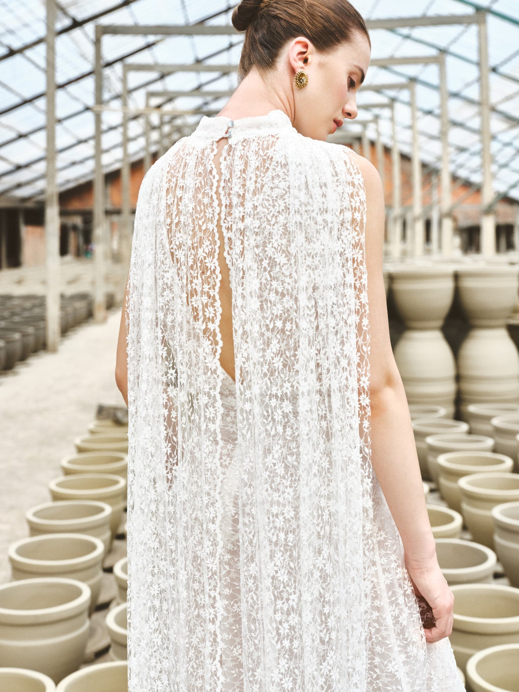 Zuka Lace Effect Scraf Long Dress – image 3