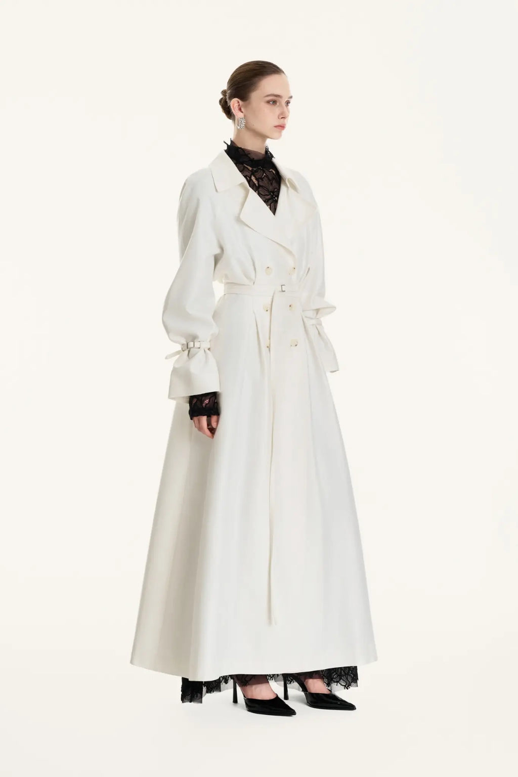 Veloura Double-Breasted Coat