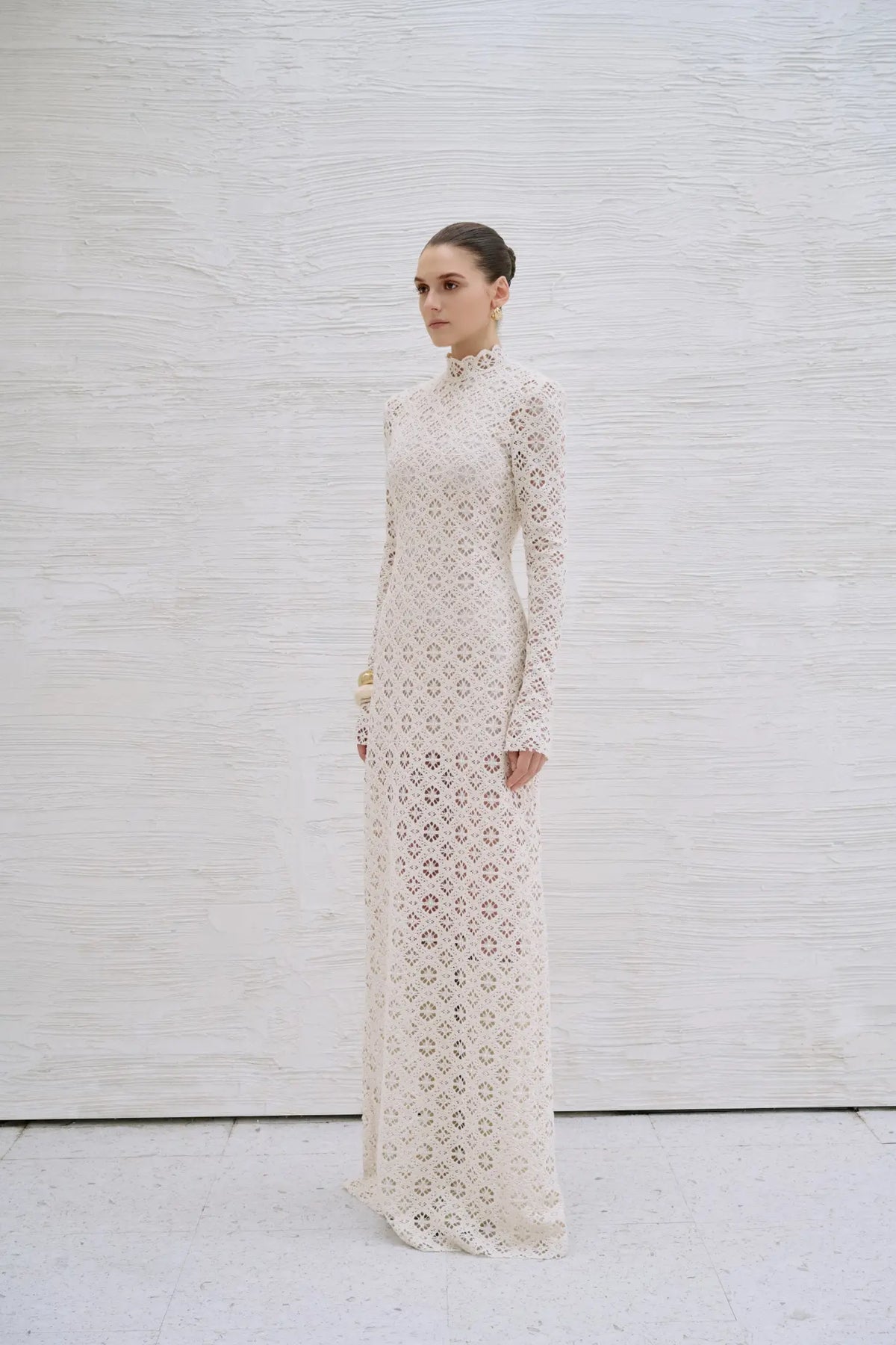 Binnat Emb Lace Long Dress – image 3