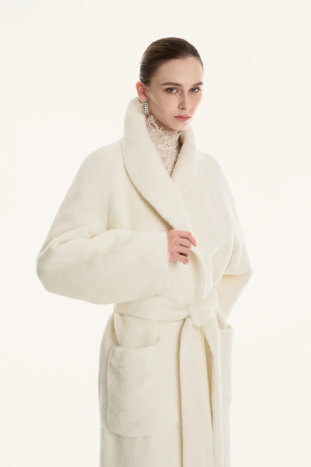 Veneto Alpaca Long Coat – image 17