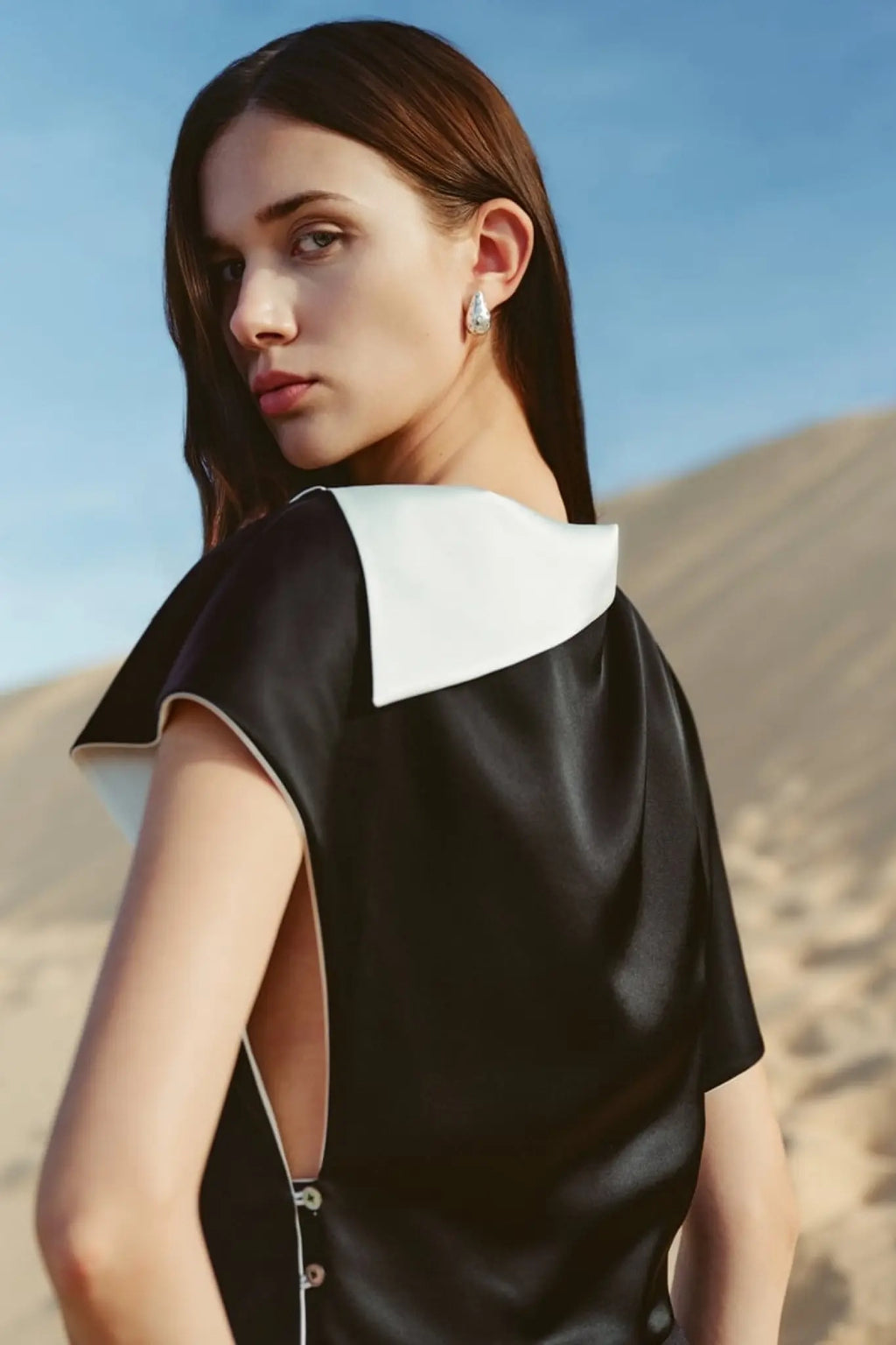 Nayan Silk-Satin Top
