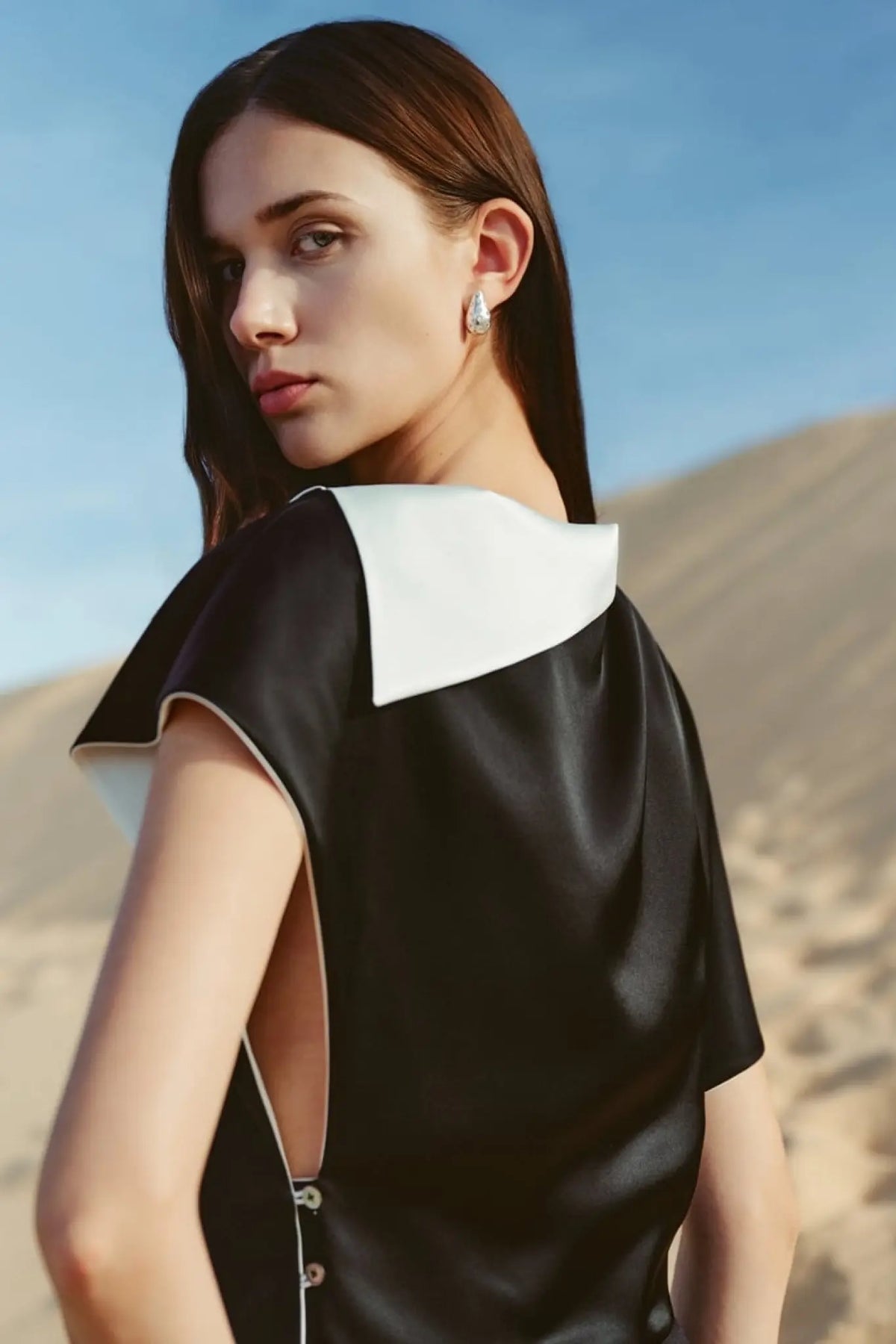 Nayan Silk-Satin Top