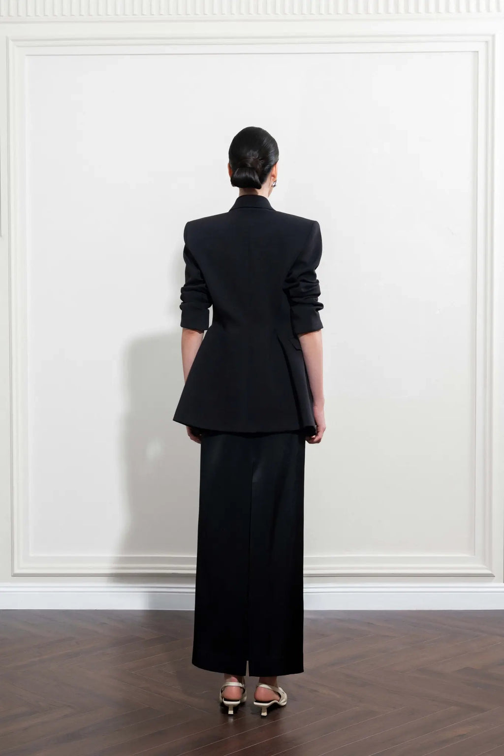 Double-Breasted Sculpt Blazer