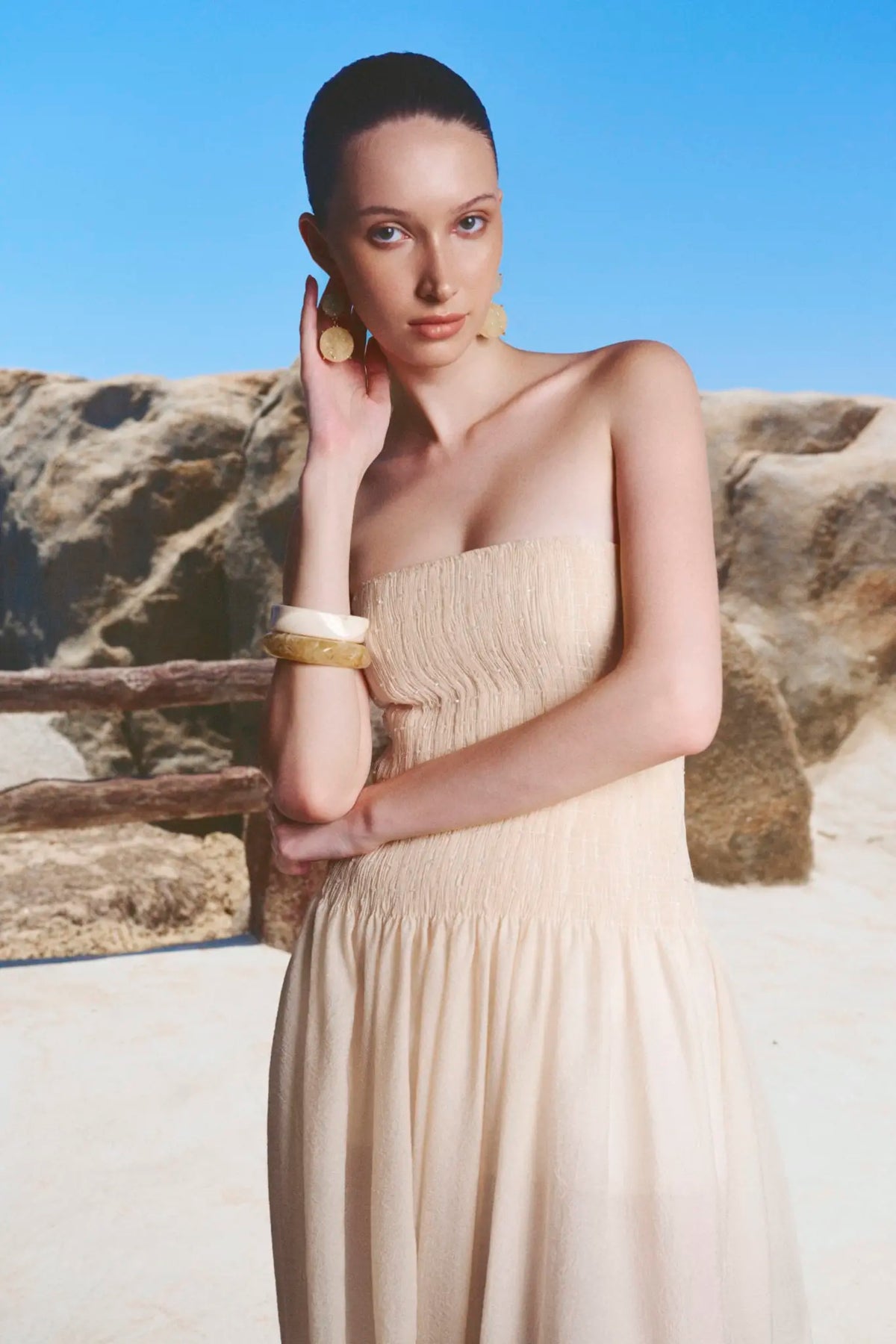 Serenity Smocked Dress – image 9