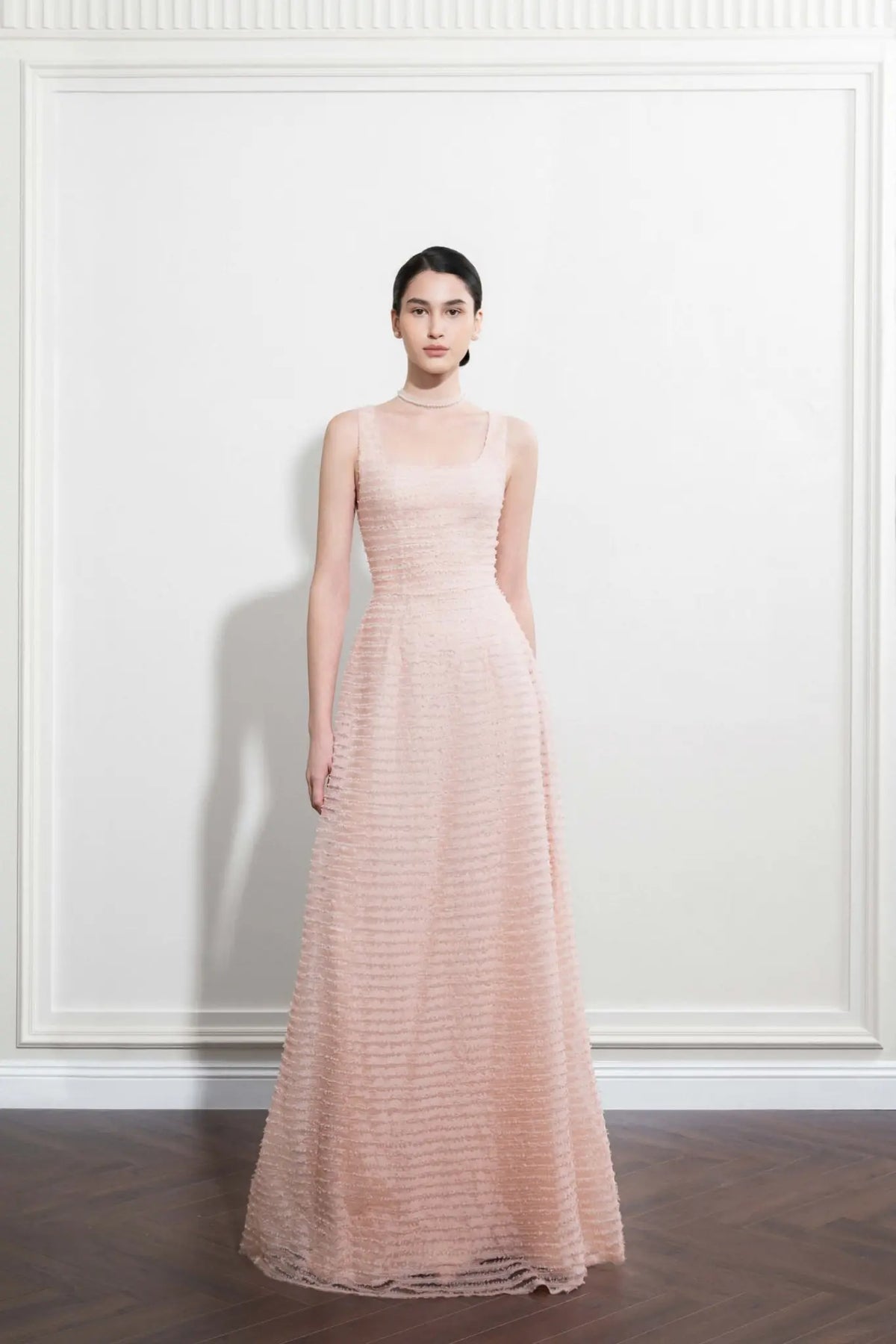 ALESSIA LAYERING EMB DRESS