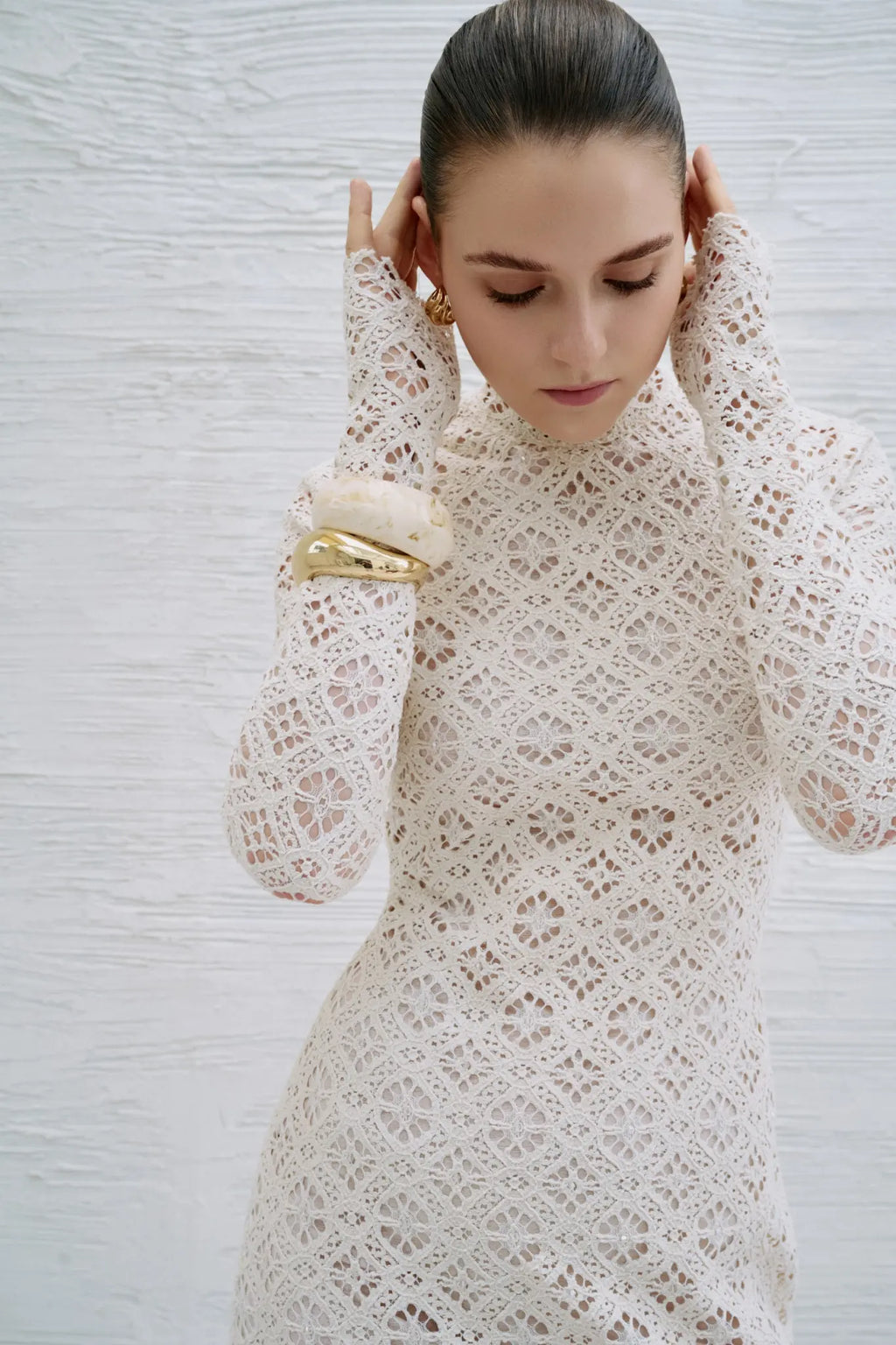 Binnat Emb Lace Long Dress – image 7
