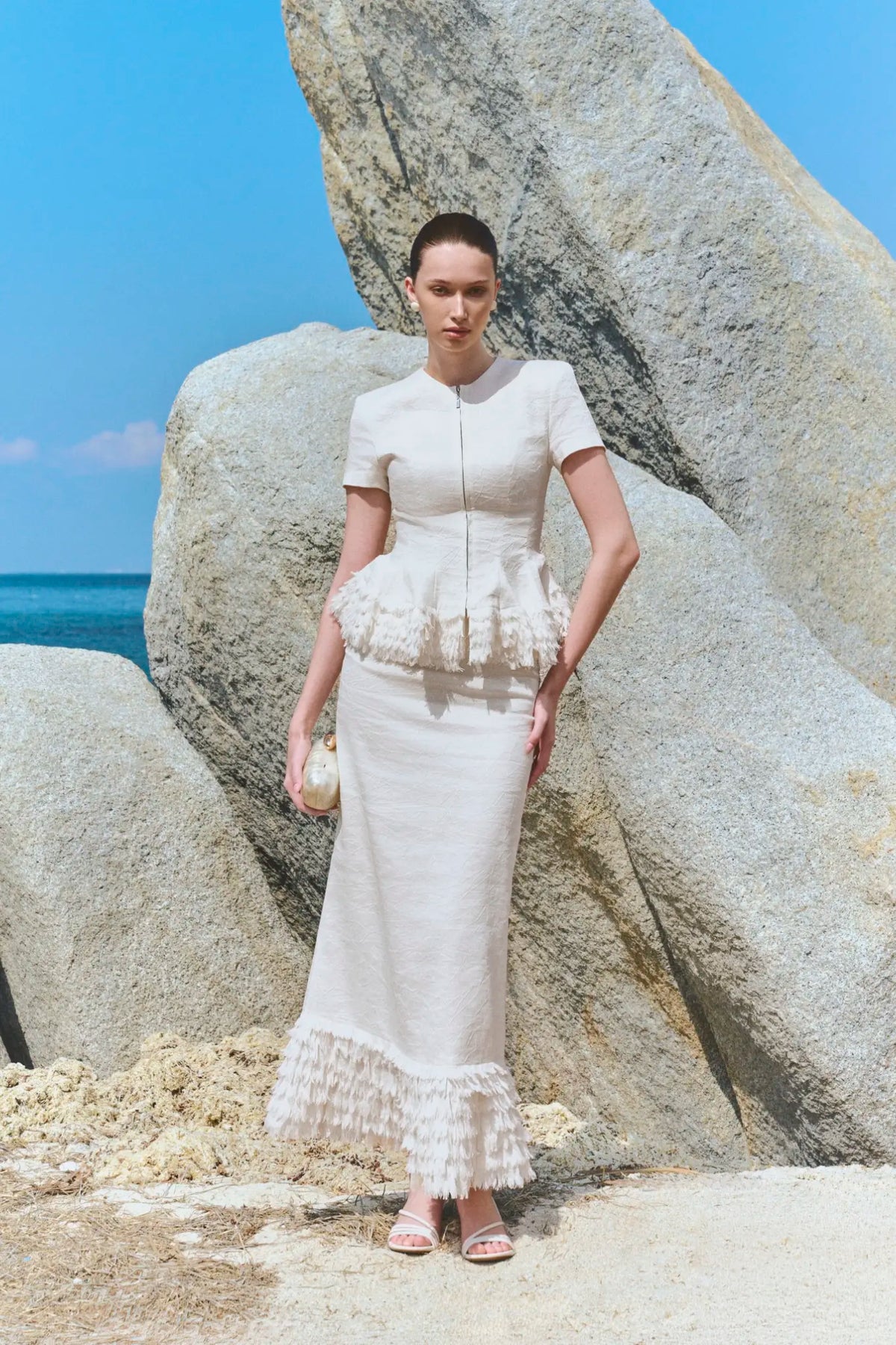 Celine Scallop Peplum – image 3