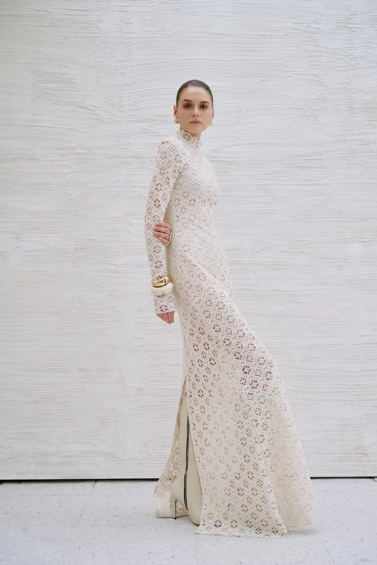 Binnat Emb Lace Long Dress – image 5