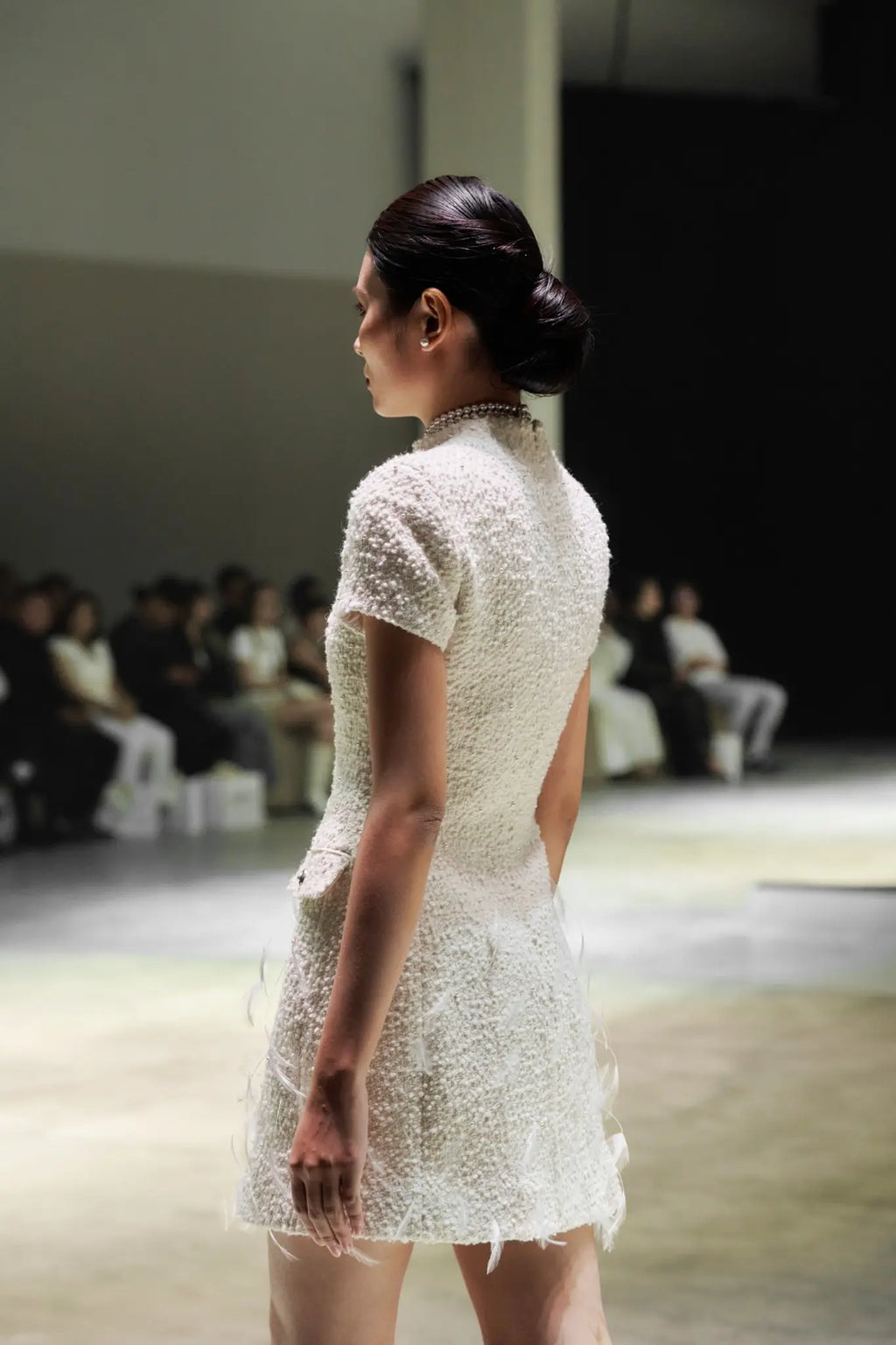 Mogan Emb Mini Dress – image 5
