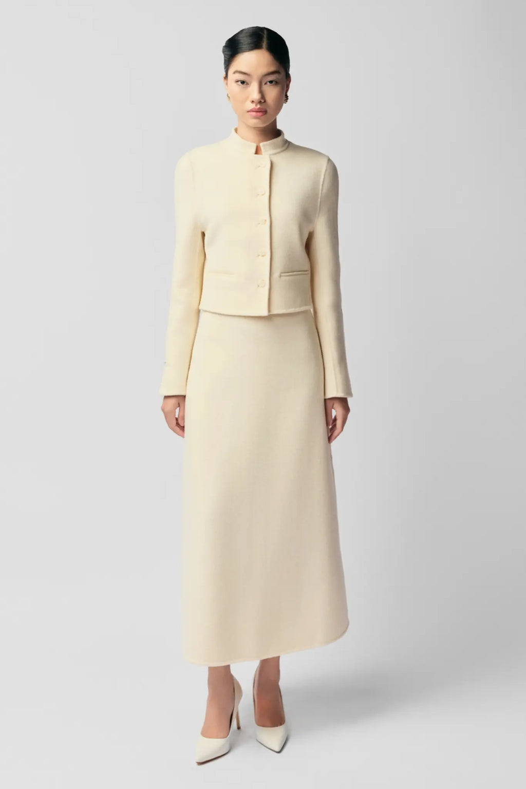 Mirella Handcrafted Cashmere Skirt – image 2