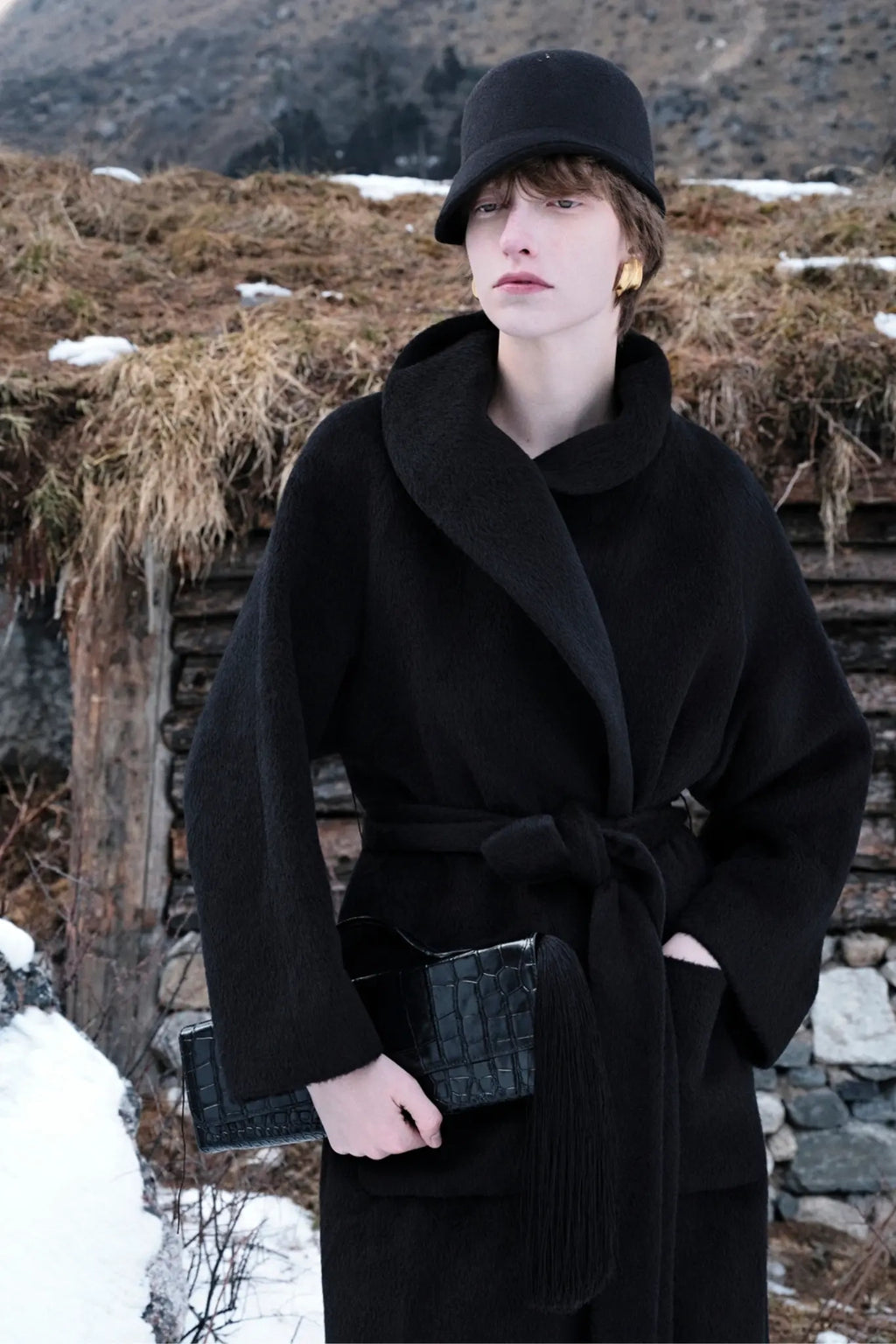 Veneto Alpaca Long Coat
