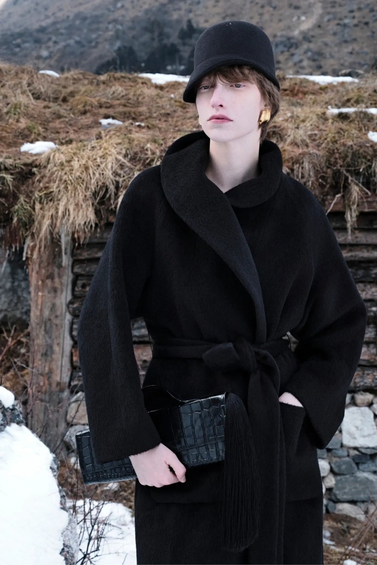 Veneto Alpaca Long Coat