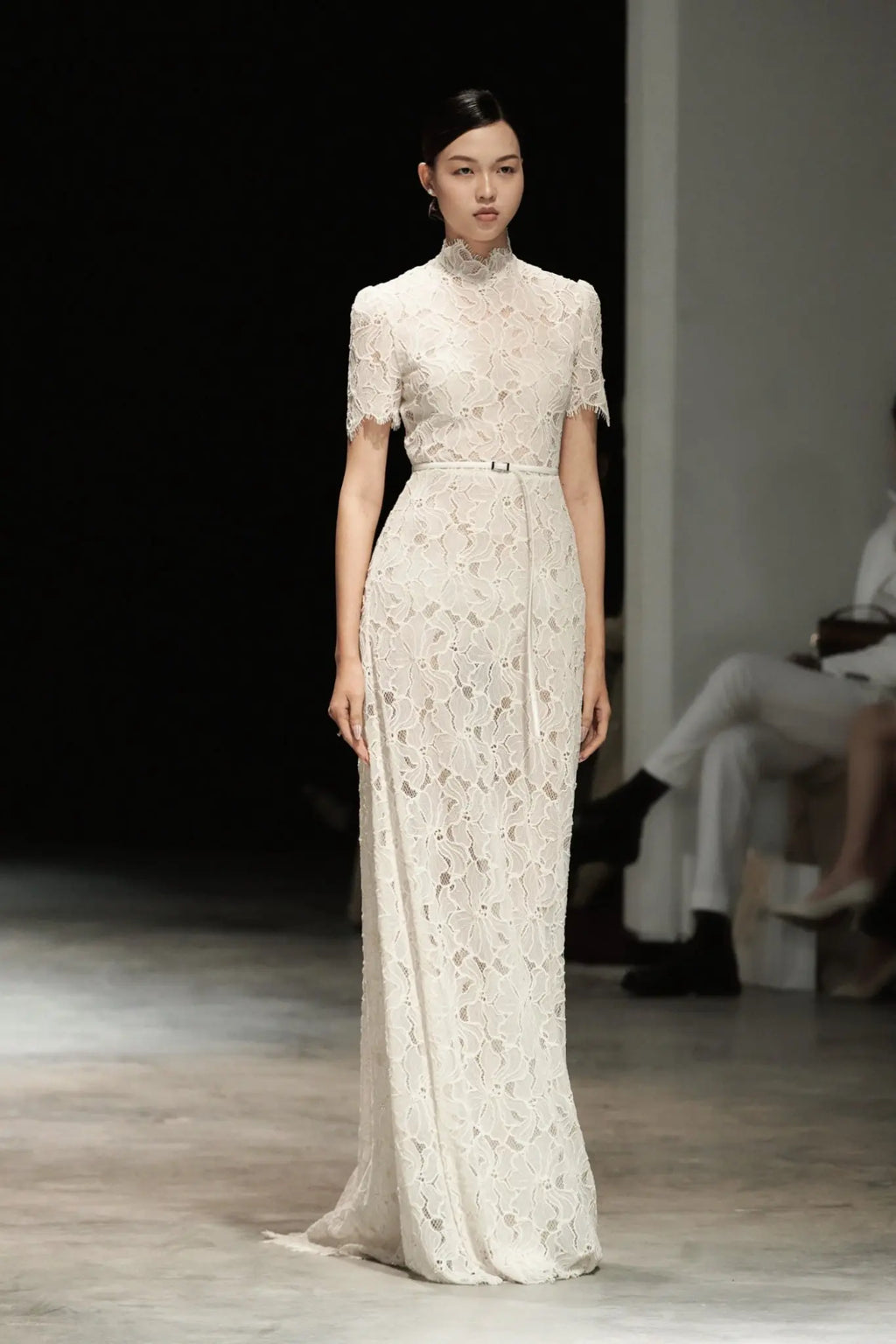 Lace Bloom Gown Dress – image 3