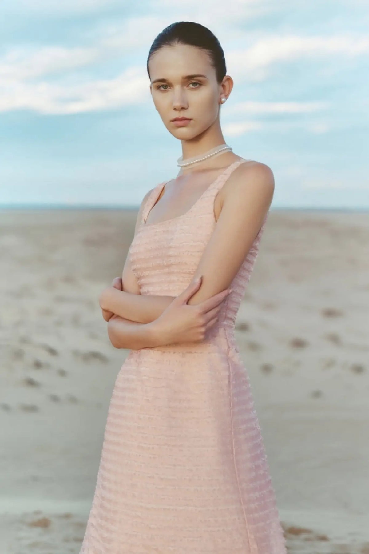 Alessia Layering Emb Dress – image 3