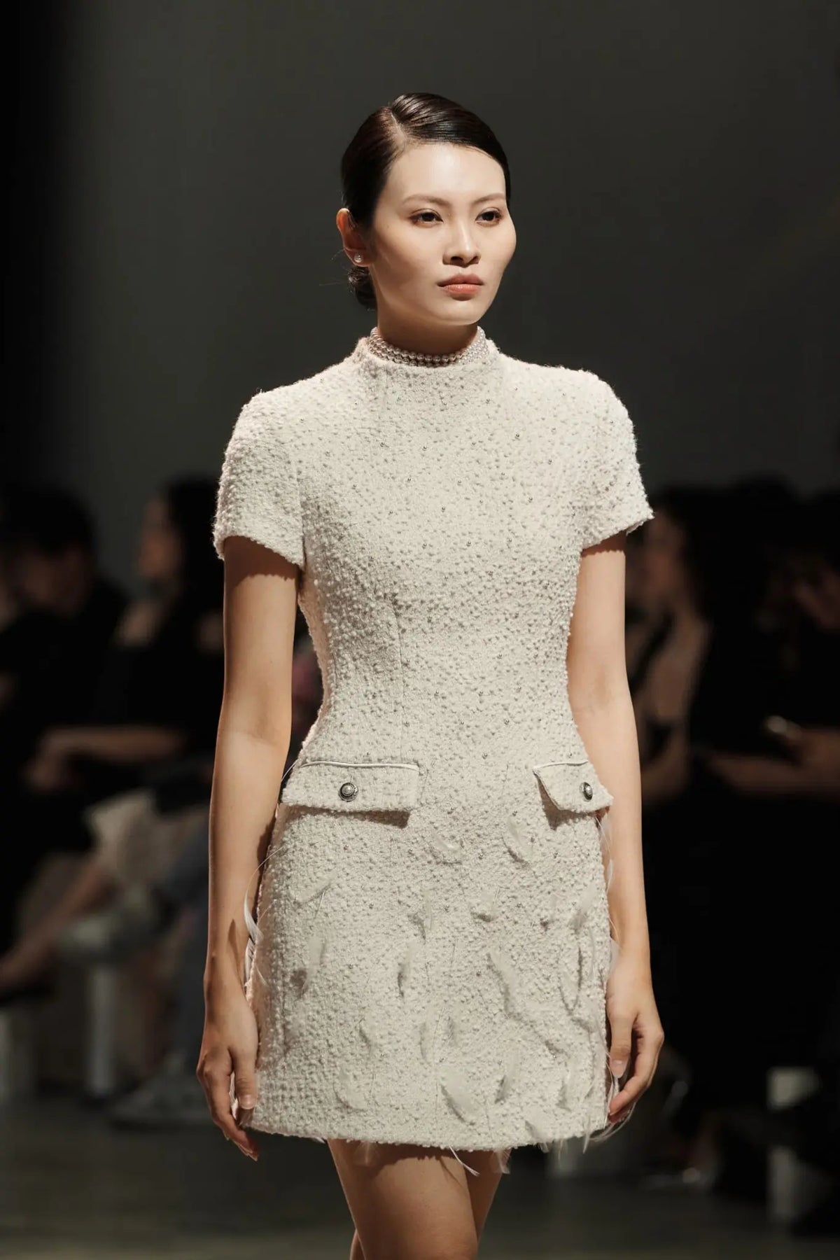 Mogan Emb Mini Dress – image 7
