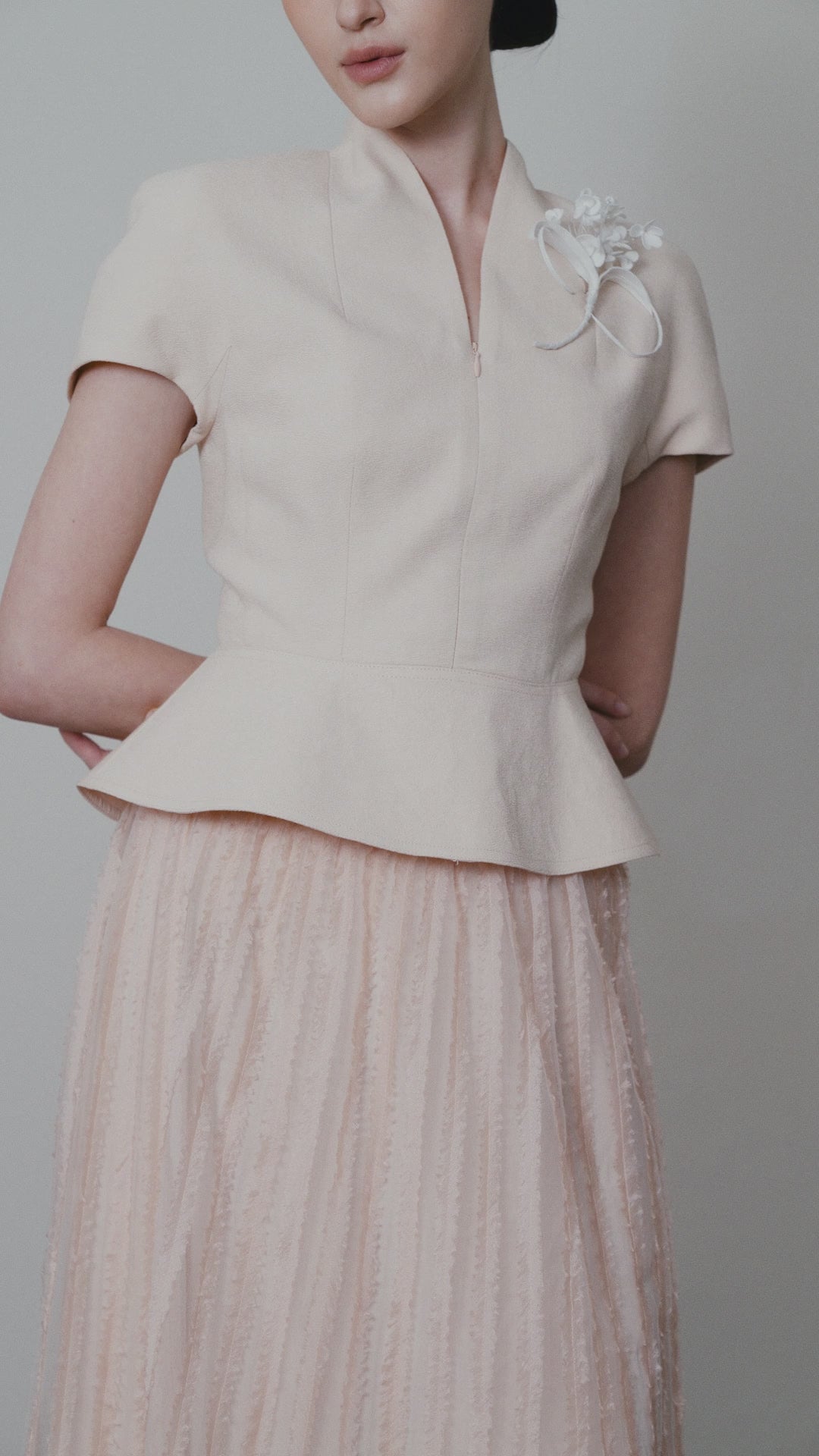 Evelina Peplum Blouse