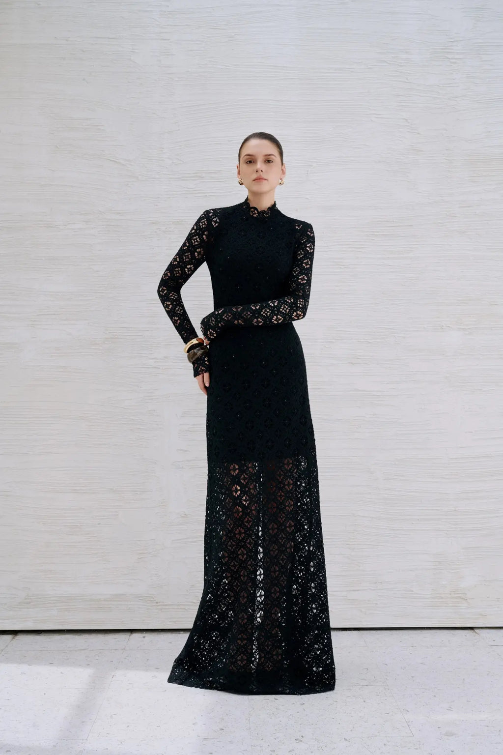 Binnat Emb Lace Long Dress – image 8