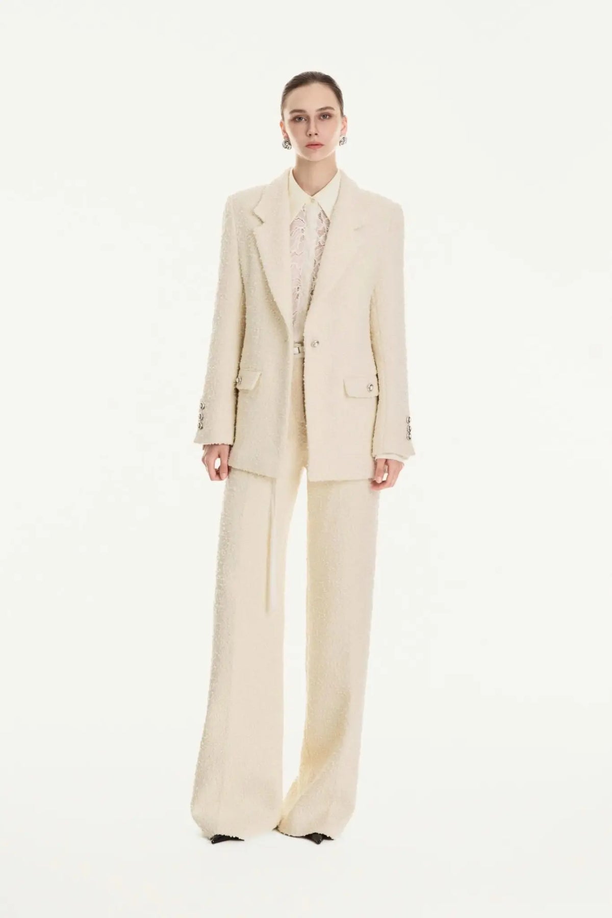 STELLA WOOL- BLEND TWEED JACKET