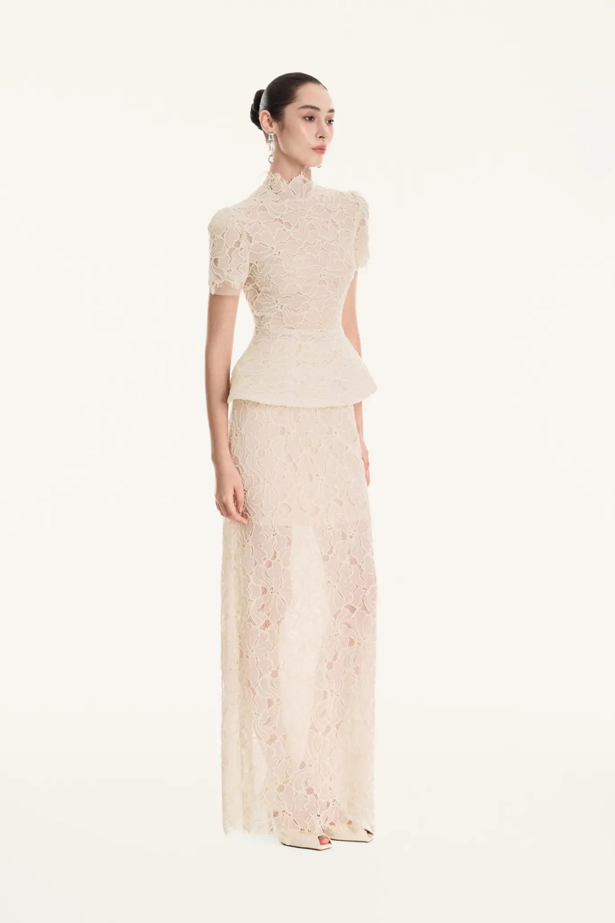 Maeve Floral Lace Skirt – image 10