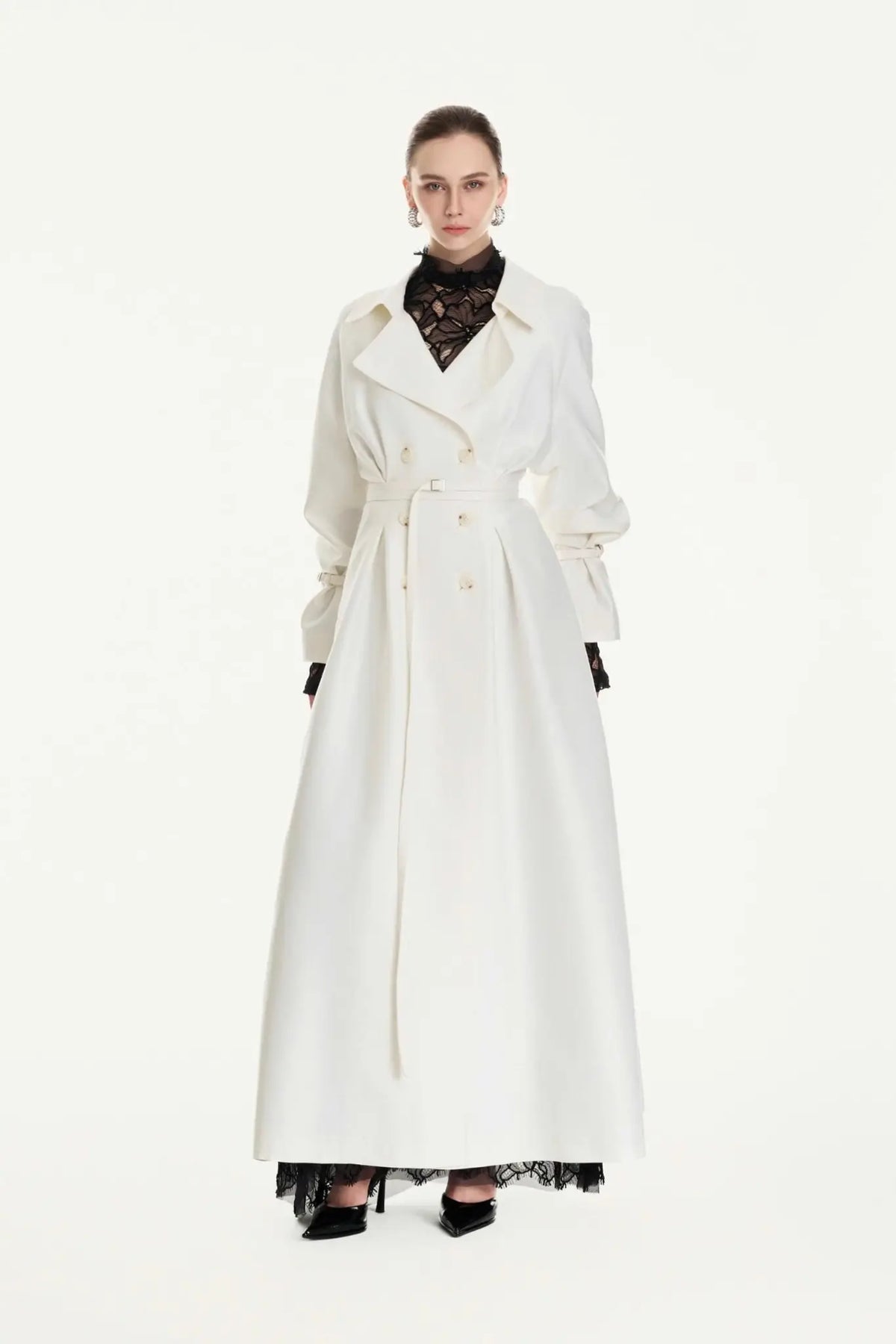 VELOURA DOUBLE-BREASTED COAT