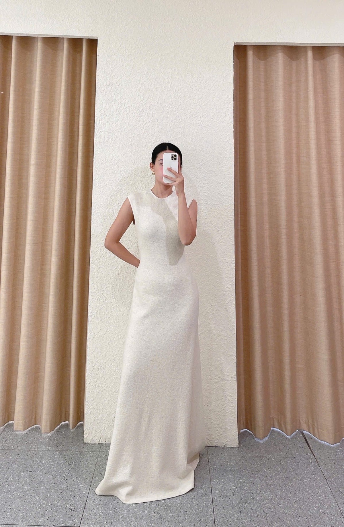 Era Wool Long Dress – image 3